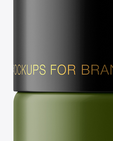 Matte Oil Bottle Mockup PSD #2