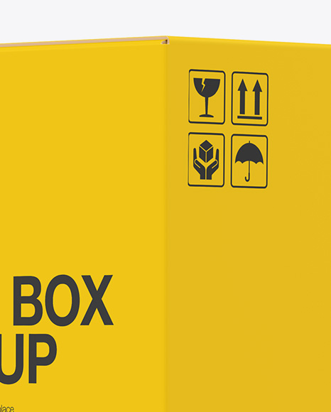 Paper Box Mockup PSD #2