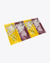 Download Vacuum Snack Package Mockup - Half-Side View in Sachet ... Yellowimages Mockups