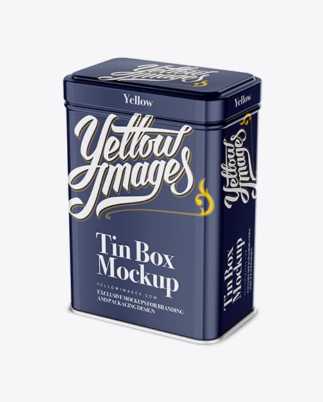 Download Tea Box Mockup Yellow Images