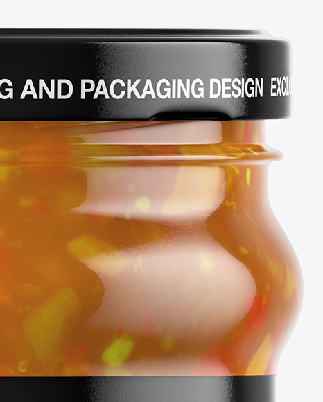 Download Clear Glass Sweet Sour Sauce Jar Mockup In Jar Mockups On Yellow Images Object Mockups Yellowimages Mockups