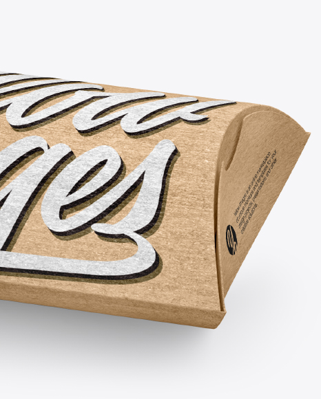 Pillow Box Packaging Mockup