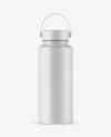 Matte Wide-Mouth Water Bottle Mockup