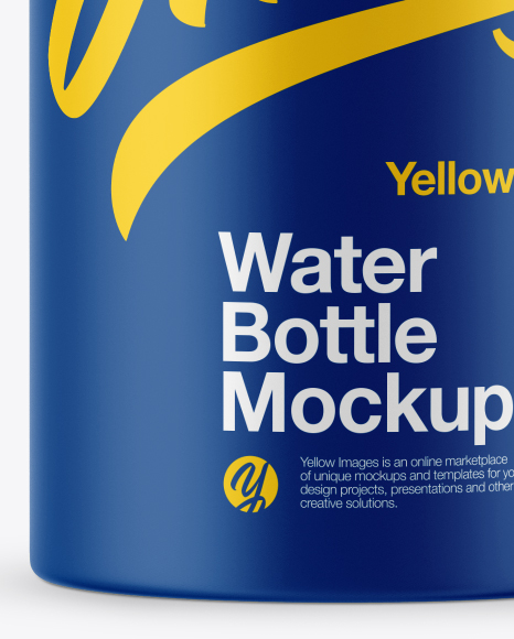 Download Matte Wide Mouth Water Bottle Mockup In Bottle Mockups On Yellow Images Object Mockups PSD Mockup Templates