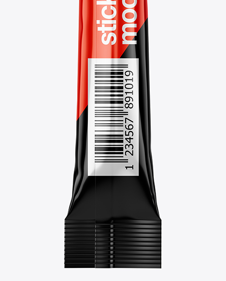 Glossy Stick Sachet Mockup PSD #5