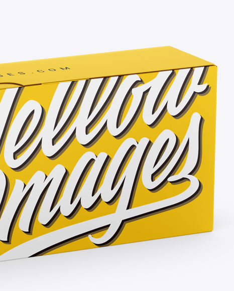 Matte Box Mockup PSD #1