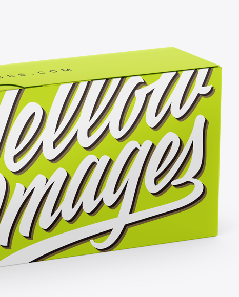 Glossy Box Mockup PSD #1