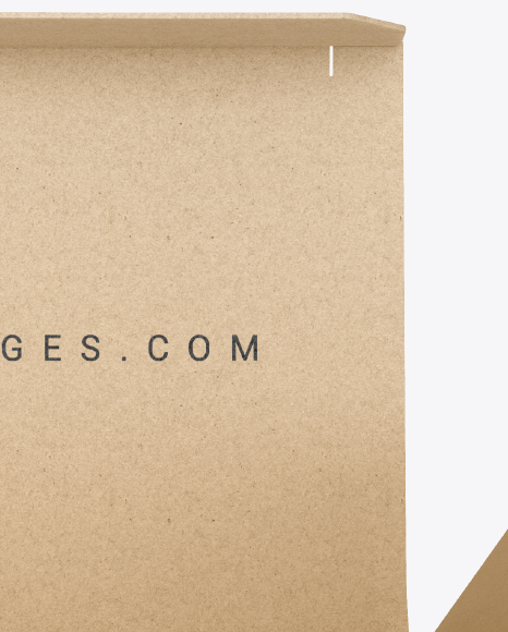 Kraft Paper Box Mockup PSD #2