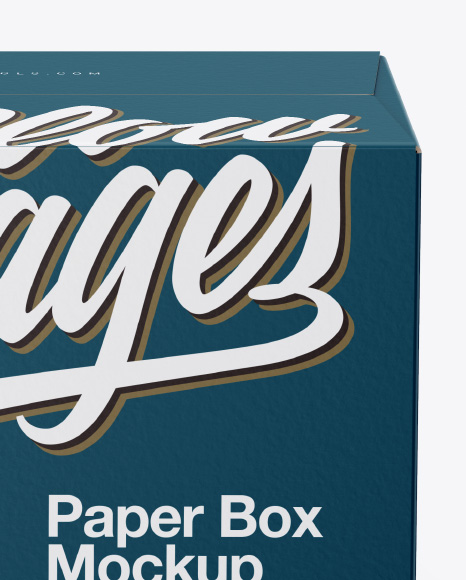 Paper Box Mockup