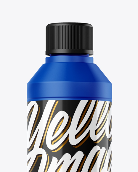 Matte Plastic Bottle Mockup PSD #2