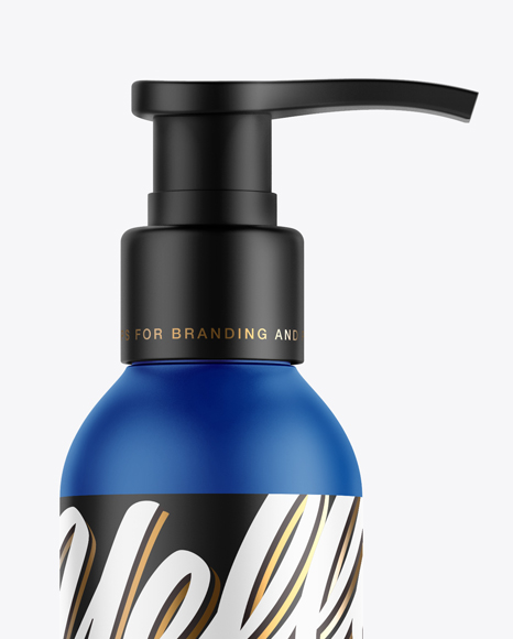 Matte Plastic Bottle Mockup PSD #2