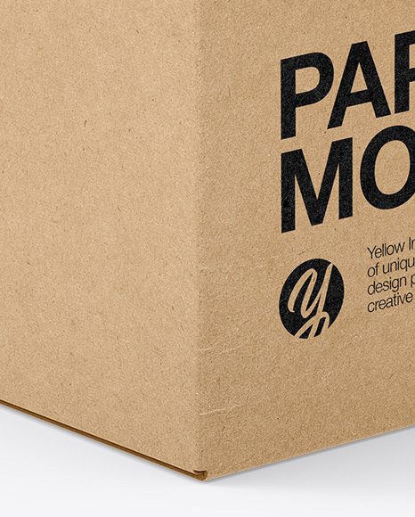 Kraft Box Mockup