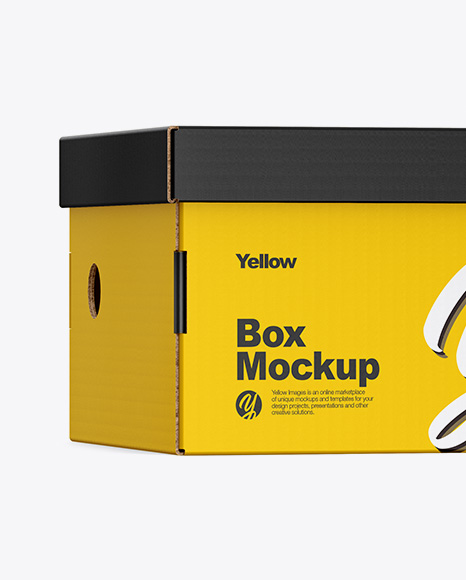 Matte Paper Box Mockup