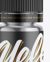 Glossy Metallic Dropper Bottle Mockup