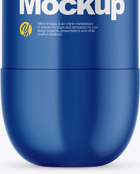 Matte Plastic Bottle Mockup PSD #1