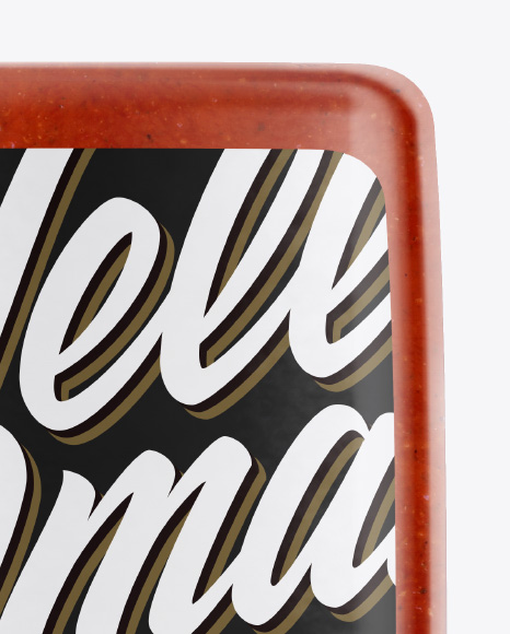 Sauce Bottle Mockup PSD #1