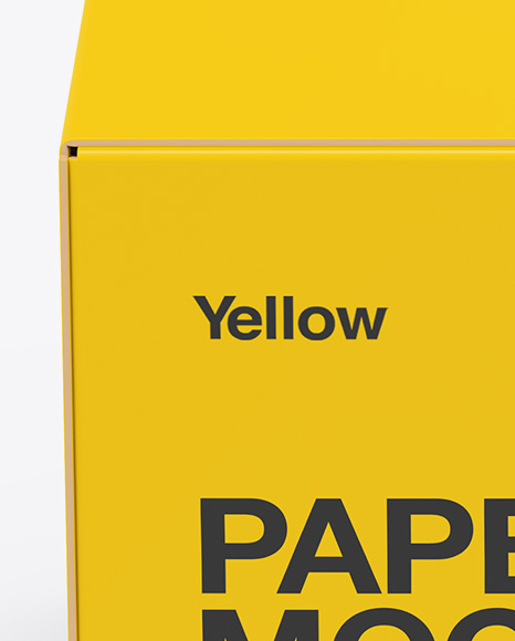 Paper Box Mockup PSD #2