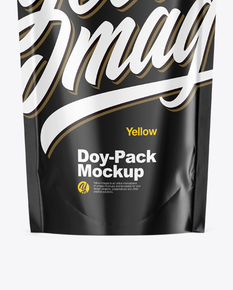 Glossy Doy-Pack Mockup