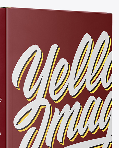 Paper Box Mockup PSD #2