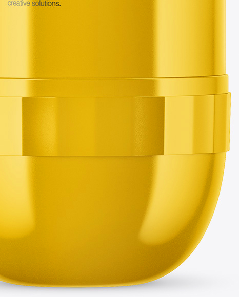 Glossy Plastic Bottle Mockup PSD #1