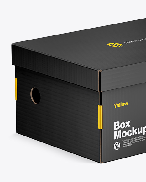 Paper Box Mockup PSD #2