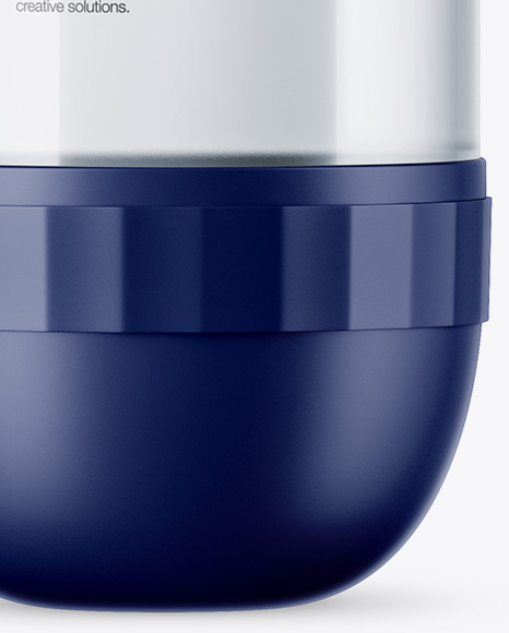 Clear PET Water Bottle Mockup PSD #1