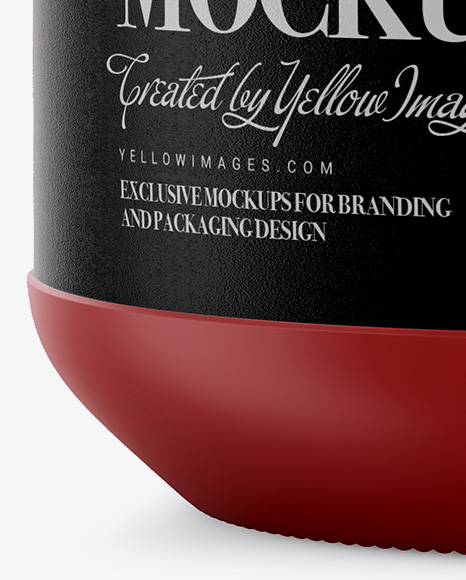 Matte Jar Mockup PSD #6