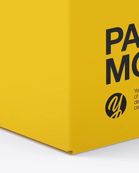 Paper Box Mockup PSD #1