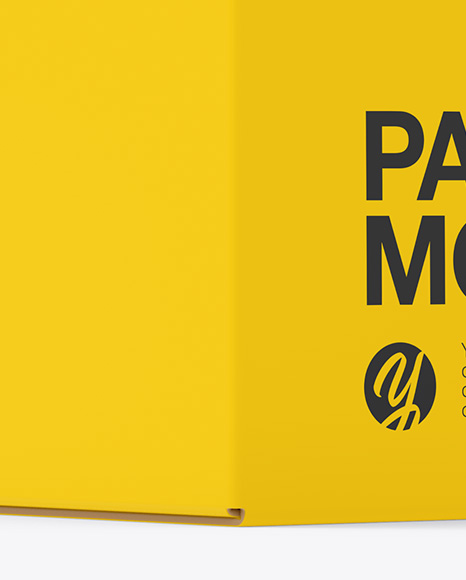Paper Box Mockup PSD #1