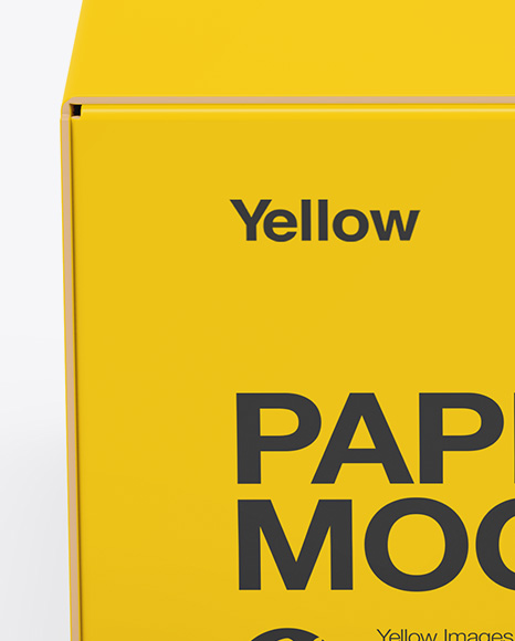 Paper Box Mockup PSD #2