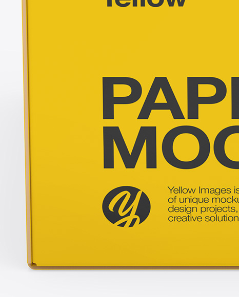 Paper Box Mockup PSD #1