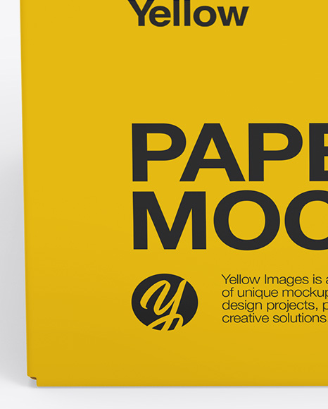 Paper Box Mockup PSD #1