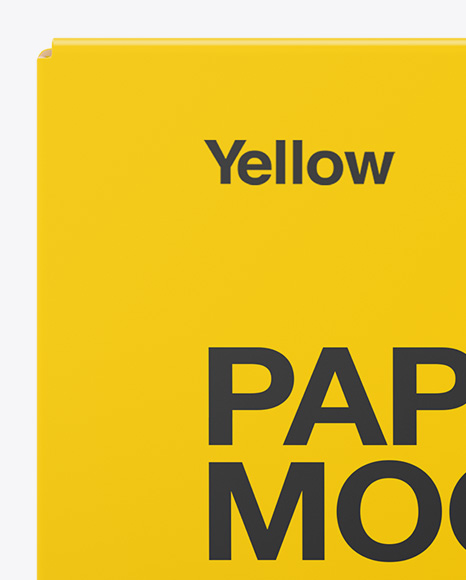 Paper Box Mockup PSD #2