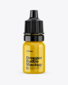 Glossy Dropper Bottle Mockup