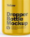 Glossy Dropper Bottle Mockup