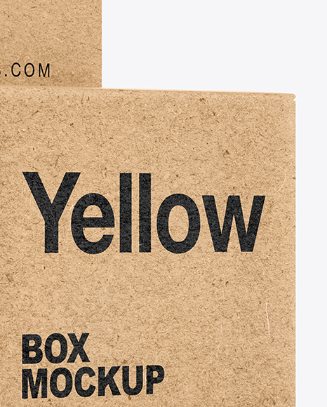 Kraft Paper Box Mockup