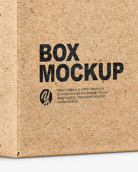 Kraft Paper Box Mockup