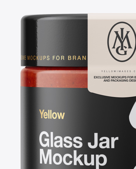 Sauce Jar Mockup PSD #1