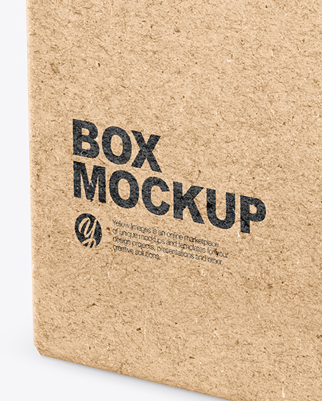 Kraft Paper Box Mockup