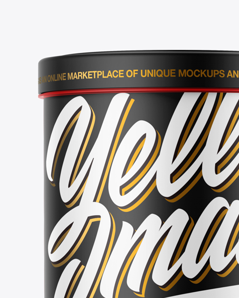 Matte Plastic Jar Mockup PSD #2