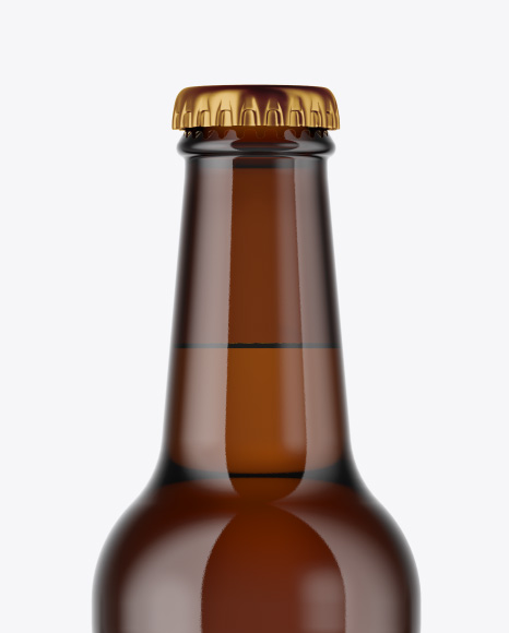 Amber Beer Bottle Mockup In Bottle Mockups On Yellow Images Object Mockups