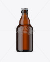 Download 330ml Amber Glass Beer Bottle Mockup in Bottle Mockups on Yellow Images Object Mockups