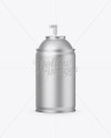 Aluminum Sprayer Without Cap Mockup on Yellow Images Object Mockups