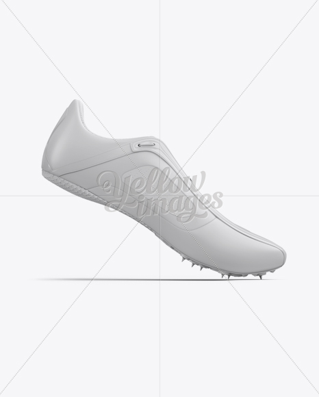 Track Spikes Mockup   Side View PSD #1