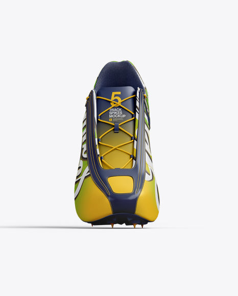 Track Spikes Mockup Front View In Apparel Mockups On Yellow Images Object Mockups