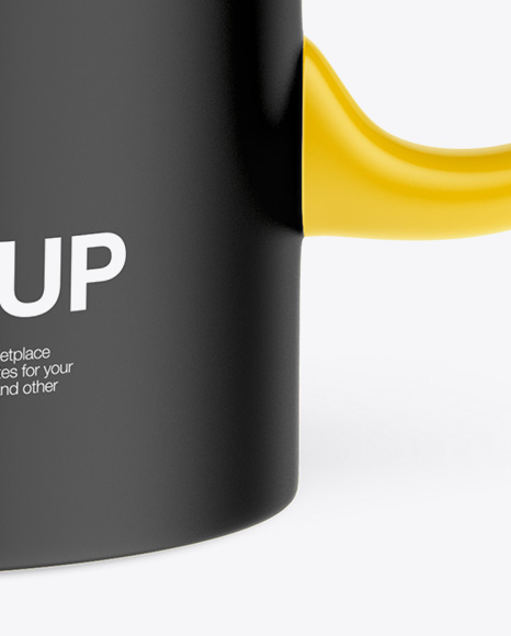 Matte Mug Mockup PSD #4