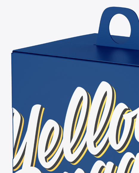 Matte Paper Box Mockup PSD #2
