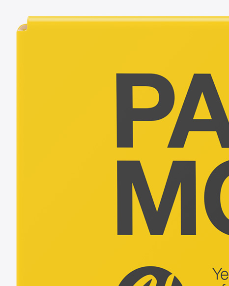 Paper Box Mockup PSD #2