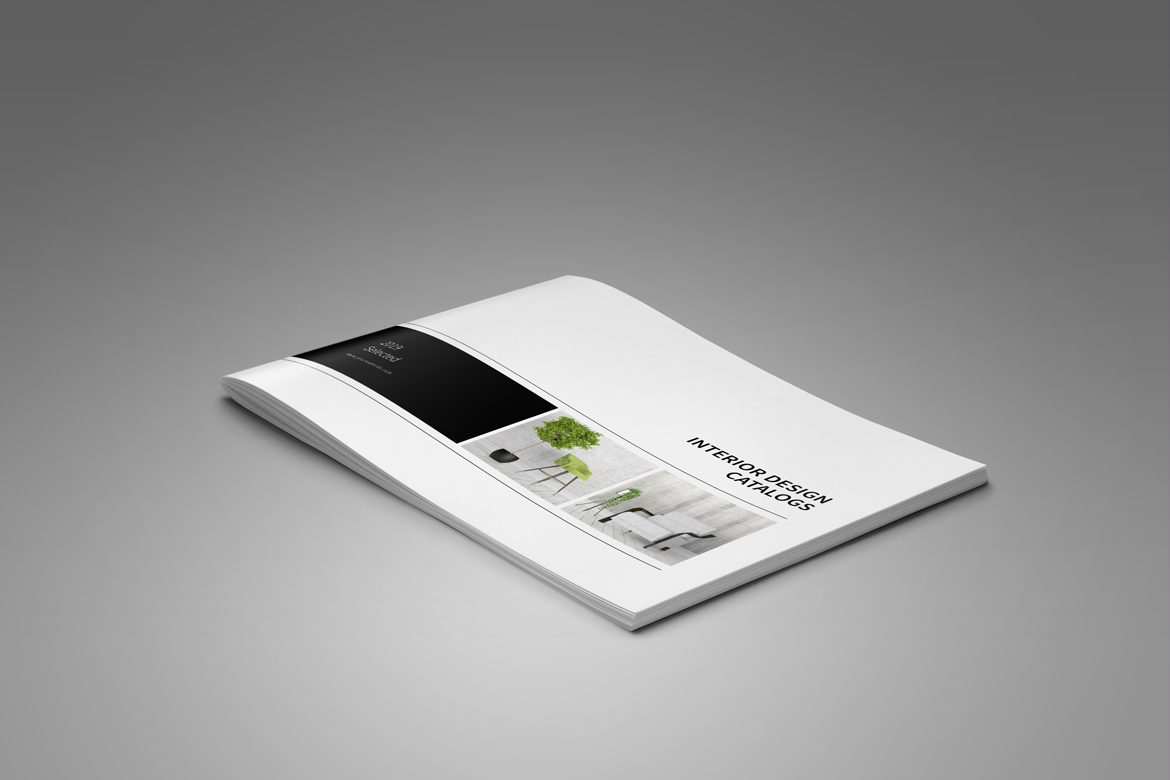 Interior Brochure Catalogs on Yellow Images Creative Store