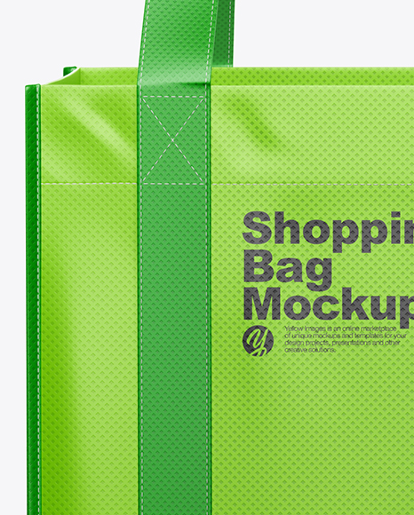 Shopping Bag Mockup In Apparel Mockups On Yellow Images Object Mockups